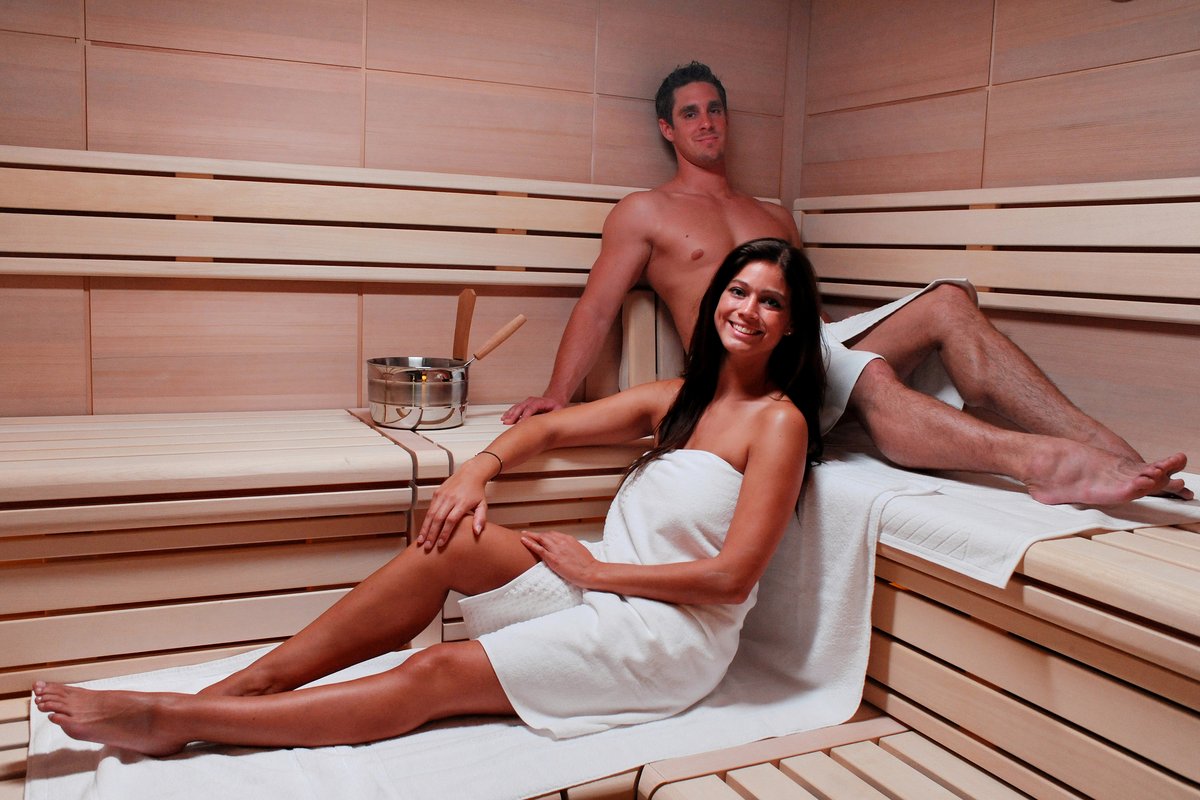 Sauna für Entspannung