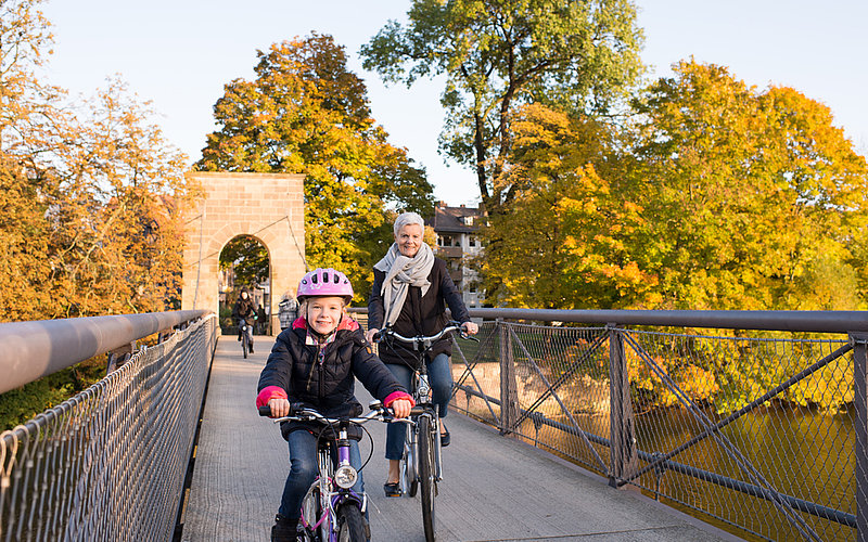 By bike through the Kassel autumn